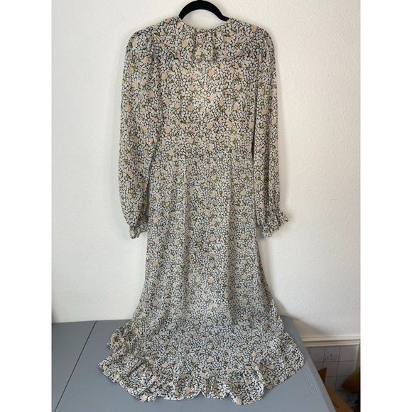 Free People women's XS Gigi floral printed maxi high low dress‎ tunic overlay - Picture 11 of 11